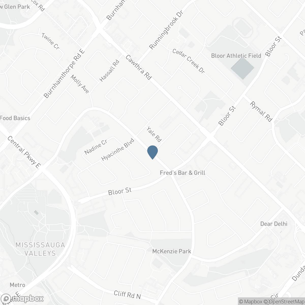 871 MISSISSAUGA VALLEY BOULEVARD, Mississauga, Ontario L5A 1Z7